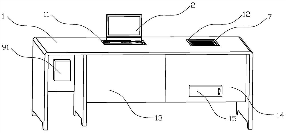 Intelligent office and leisure integrated table
