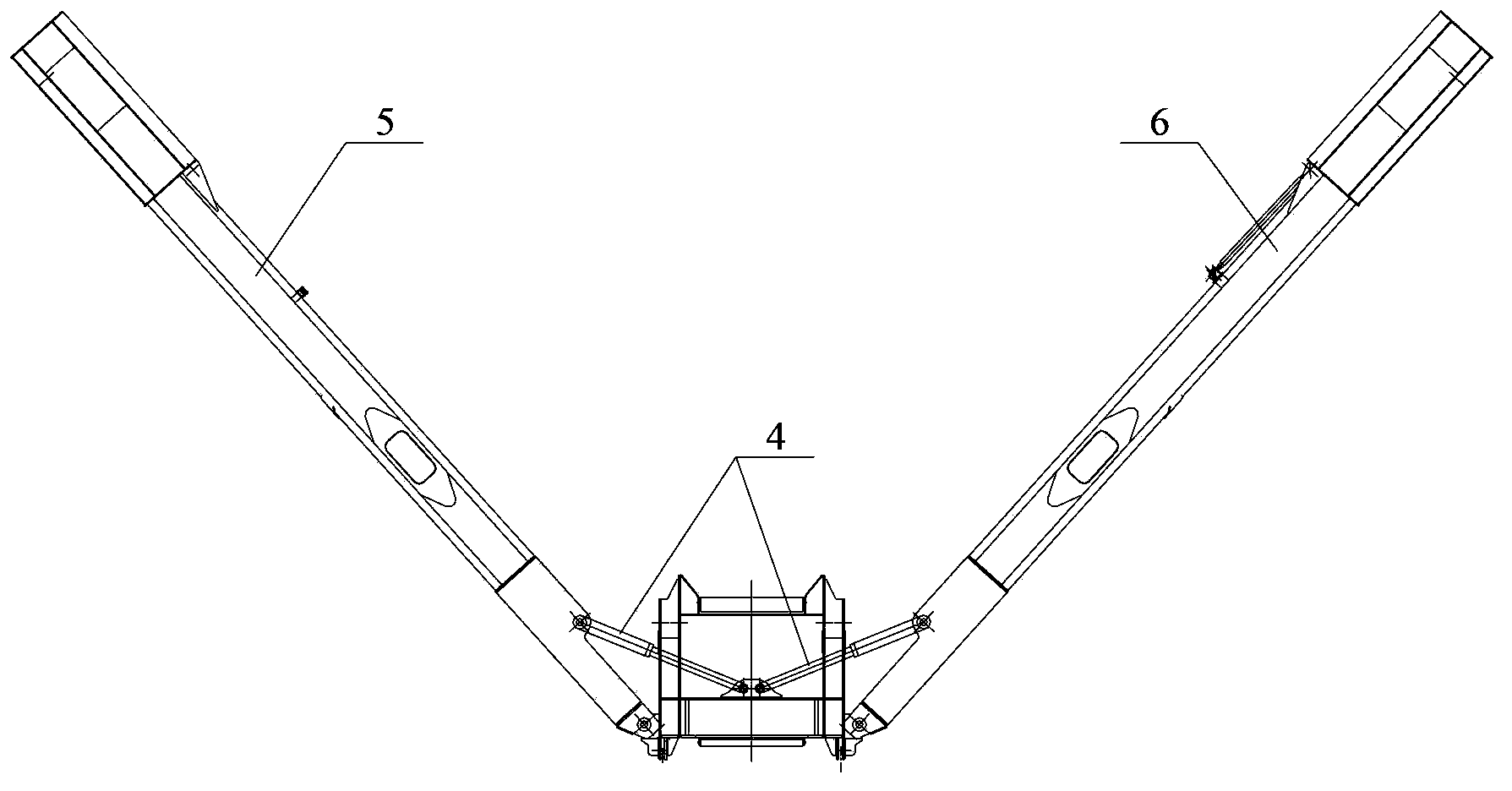 Telescopic boom and crane with the telescopic boom