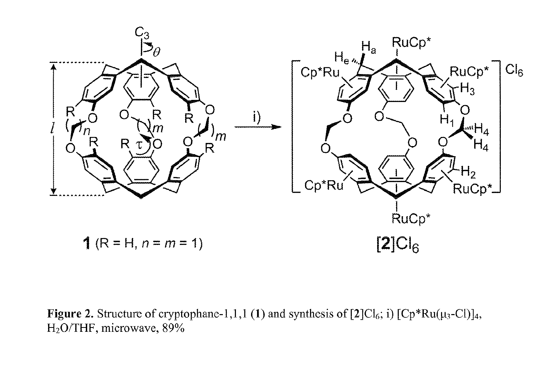 Cryptophane derivatives and methods of use thereof