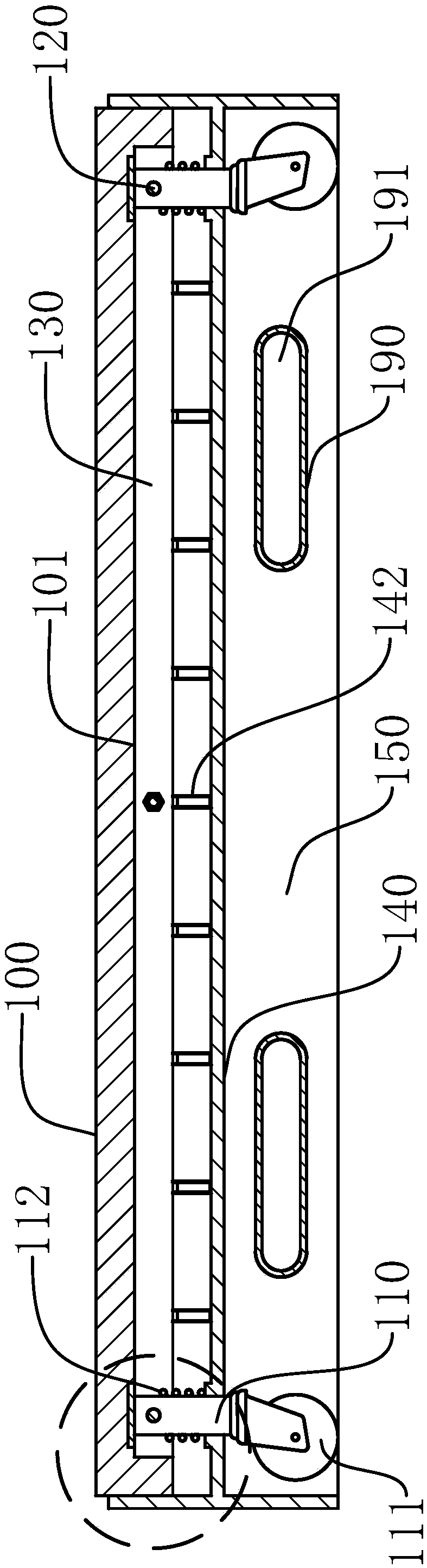 Multifunctional logistics tray, adjustment tool and adjustment method