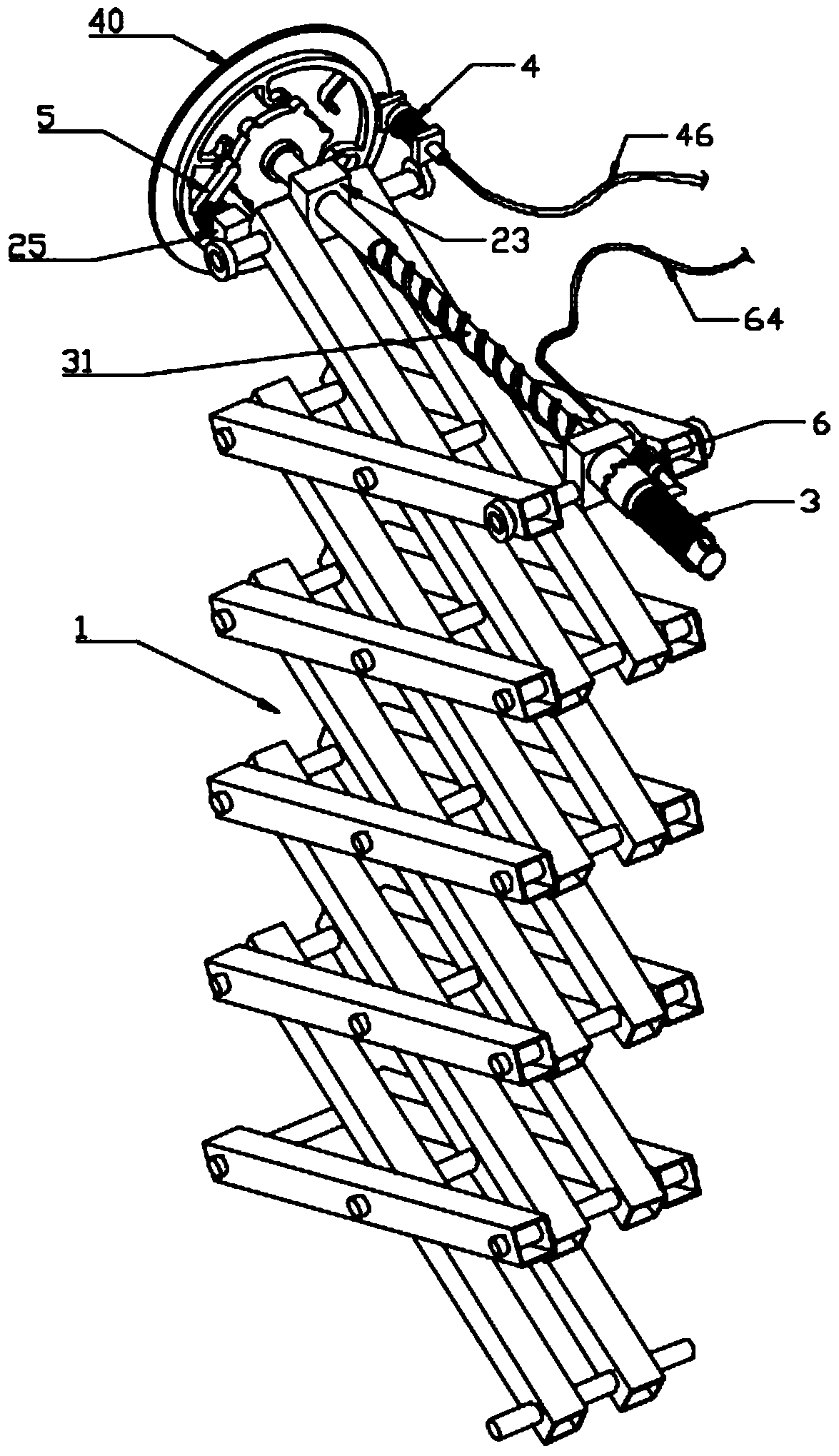 Stilts-type lifting device