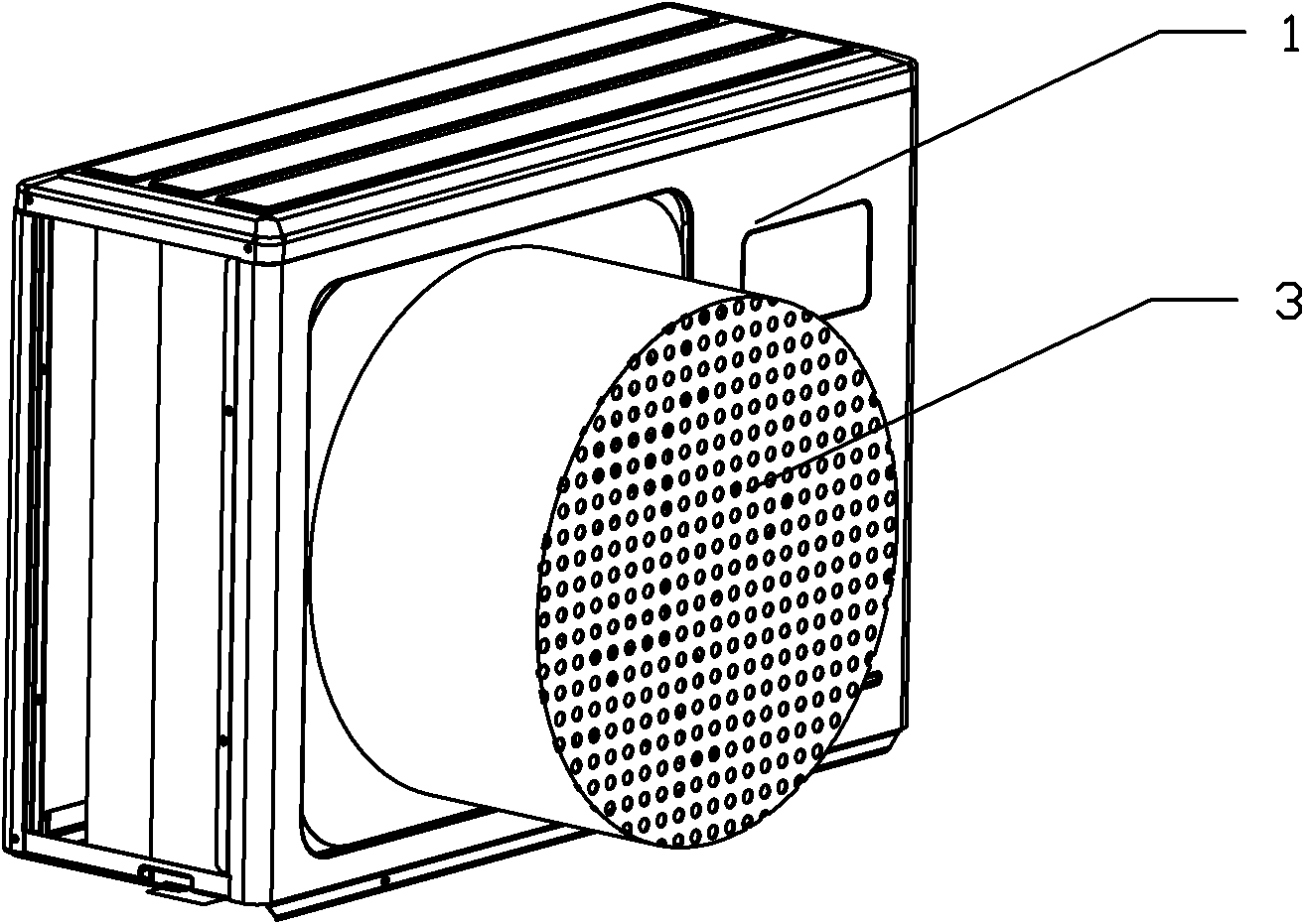 Wind power generation device of air conditioner and power supply method thereof