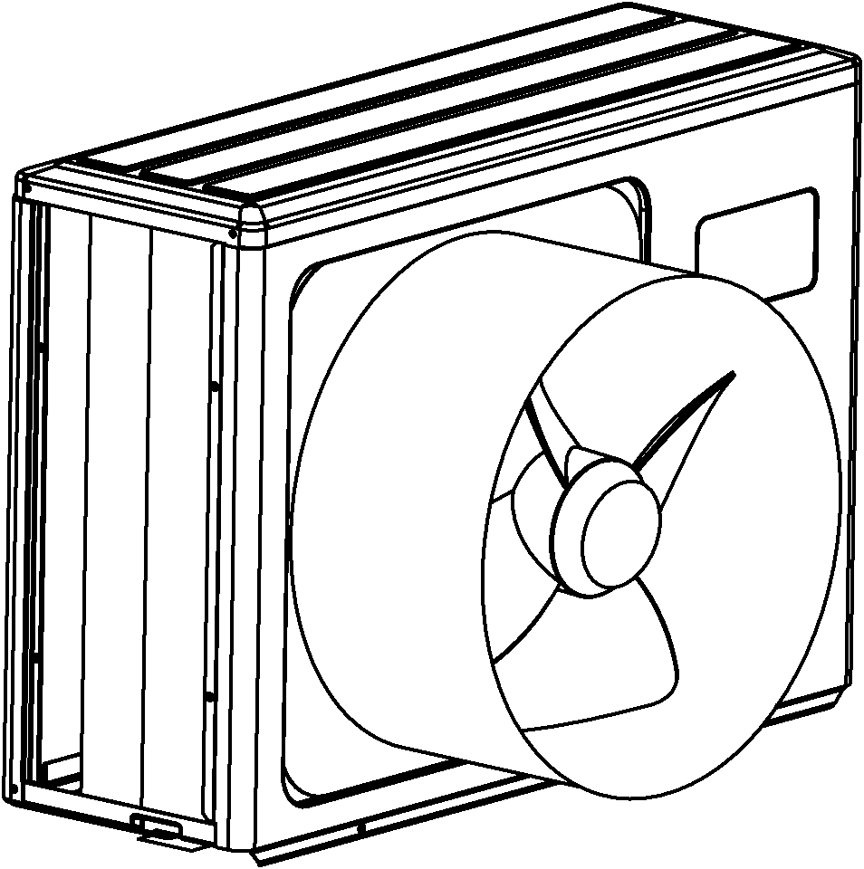 Wind power generation device of air conditioner and power supply method thereof