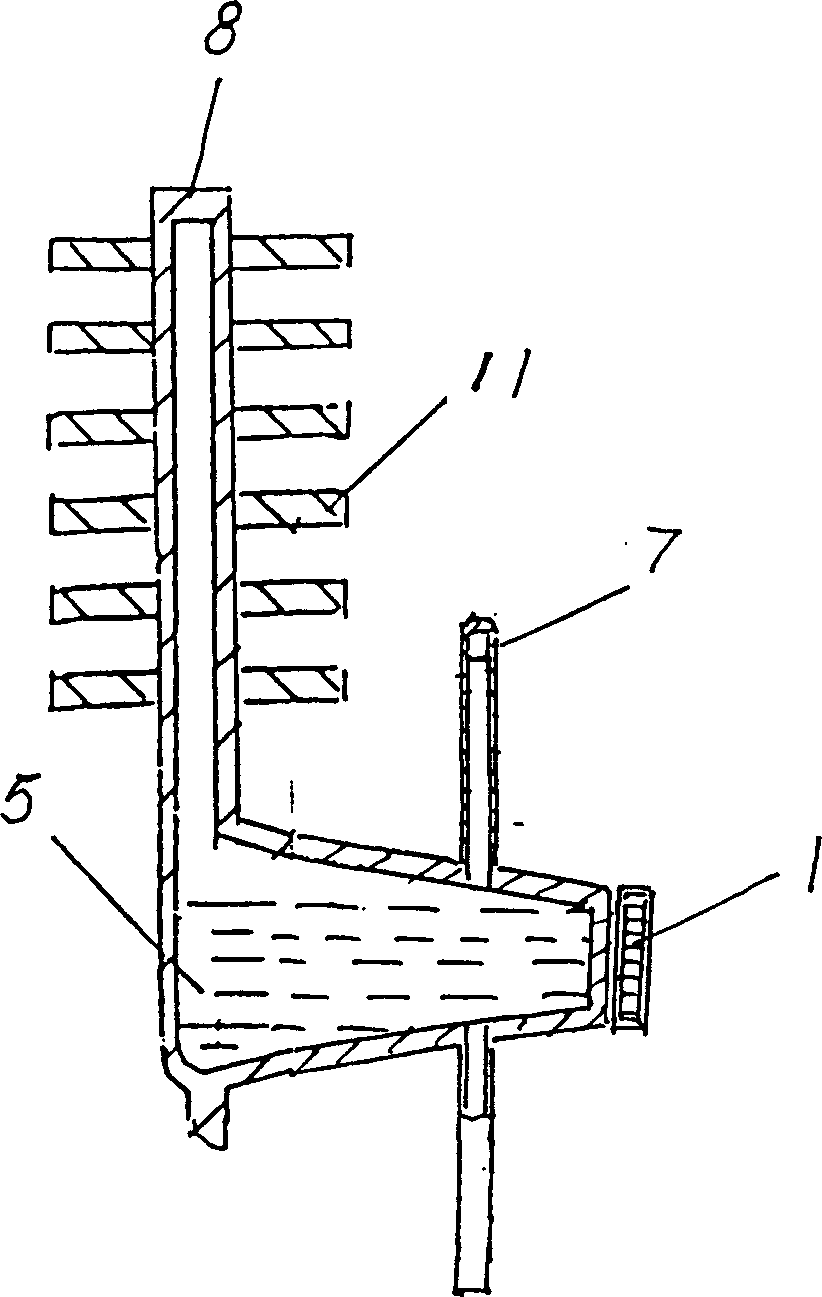 Freezing box of new semiconductor refrigeration and heat radiation structure