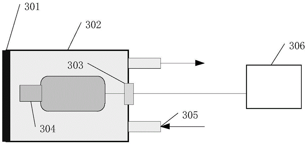 Testing system for temperature gradients of large spacecraft structure under atmospheric pressure