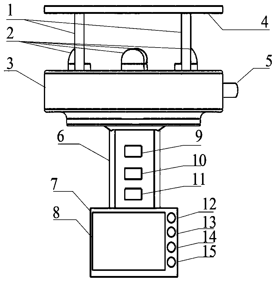 Device and method for measuring real incoming wind speed of wind turbine generator