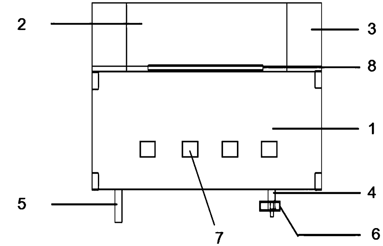 Assembled fireproof ecological water wall