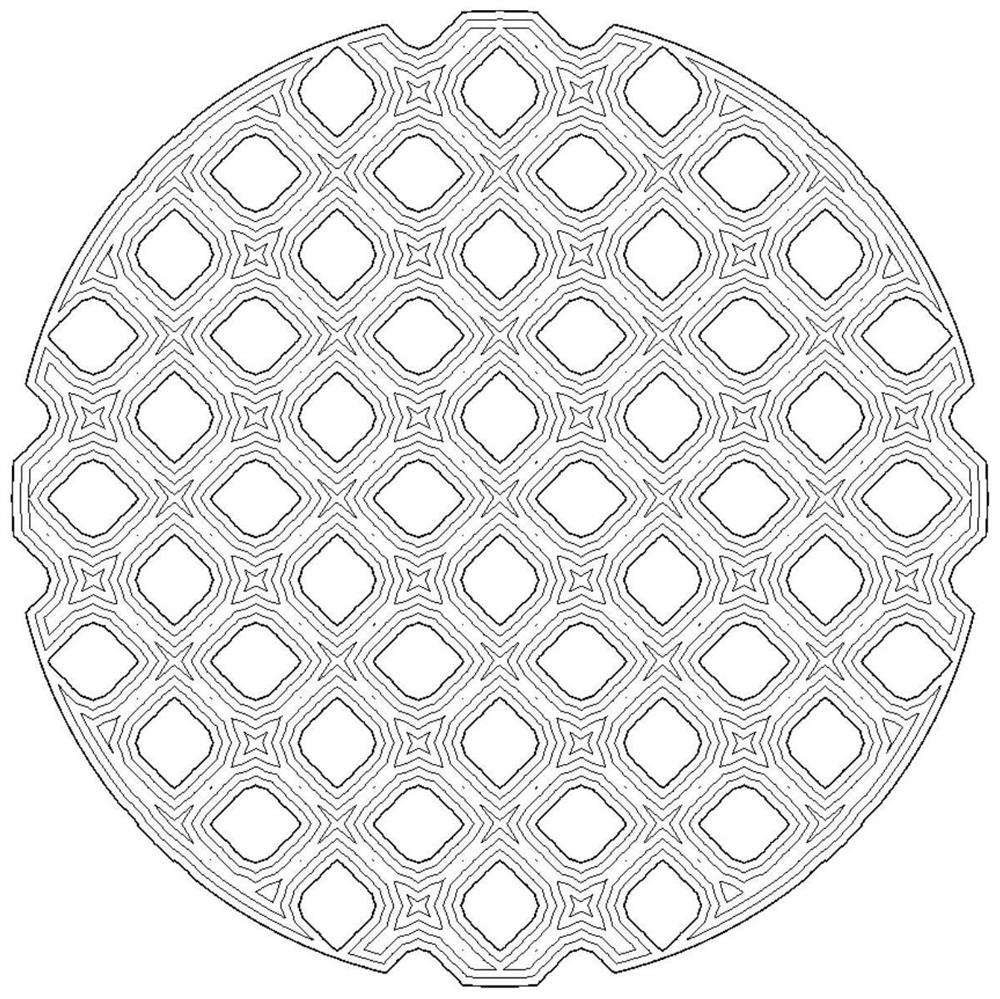 Electron beam scanning method, refractory metal component and electron beam selective melting equipment