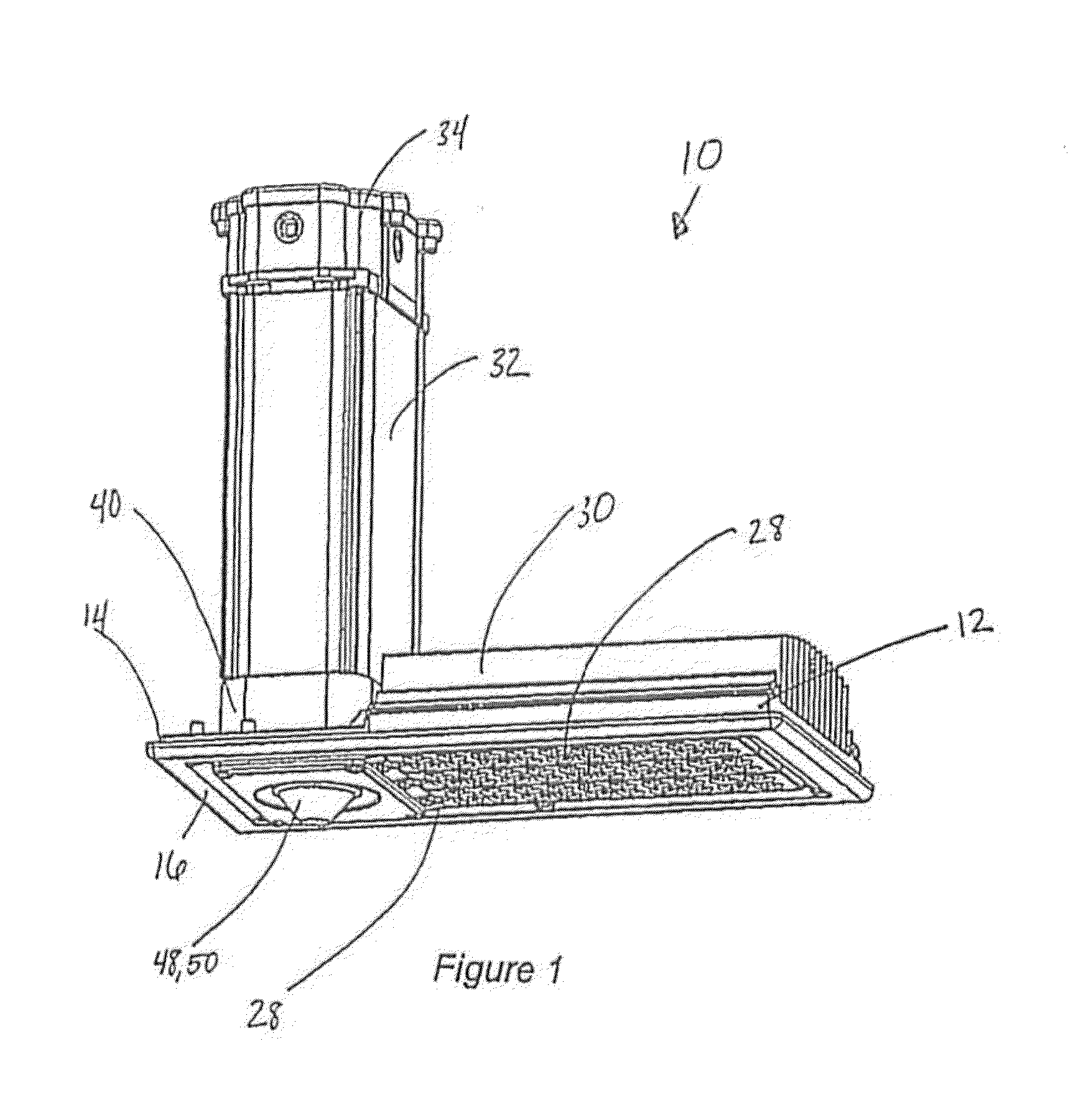 Overhead light fixture and related method