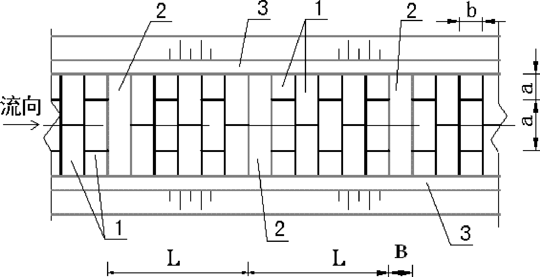 Box body lining type mudslide discharging and guiding groove and application and construction method thereof