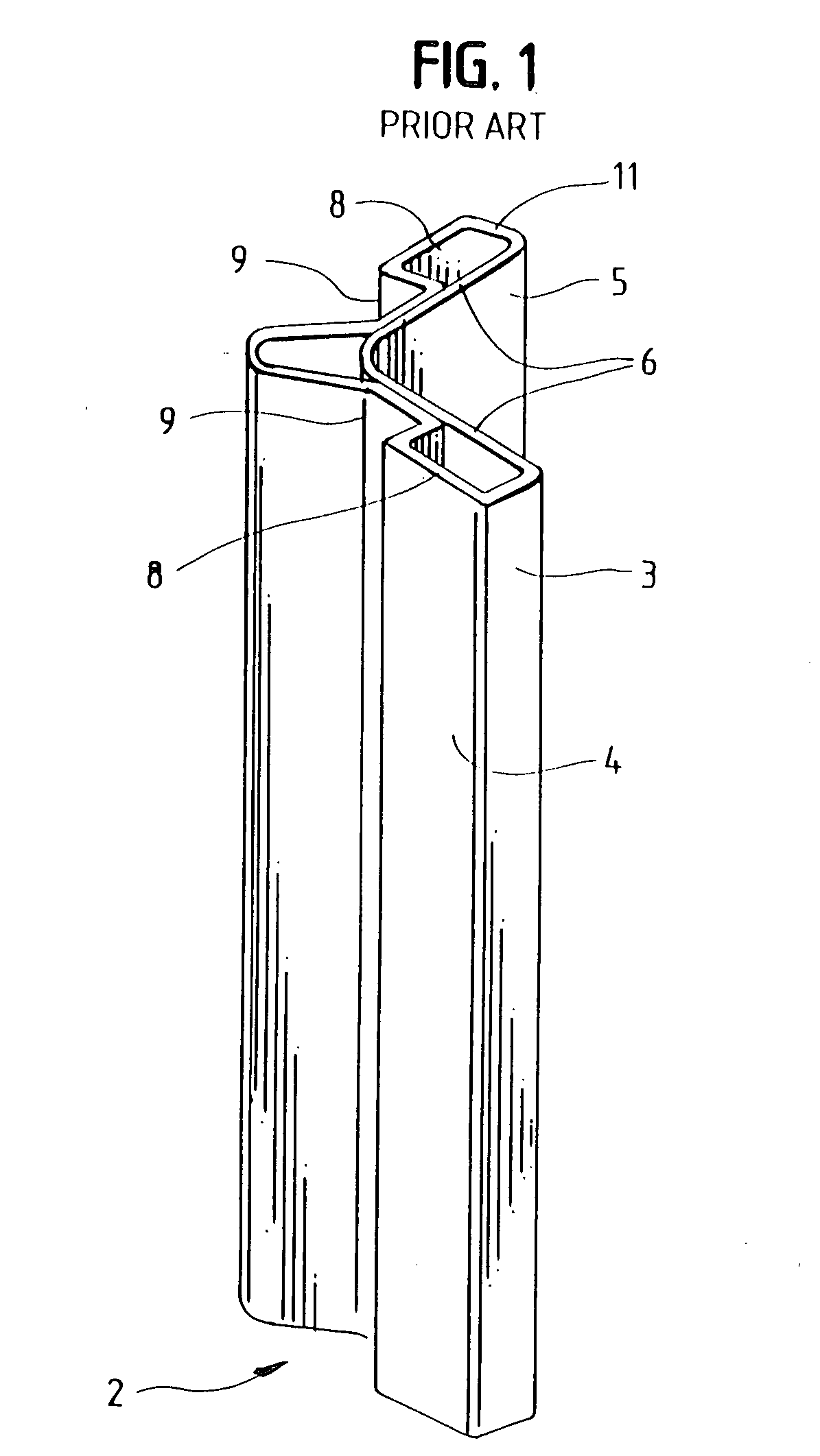 I-beam wall corner post