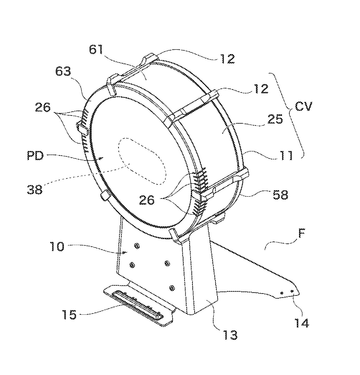 Electronic percussion instrument