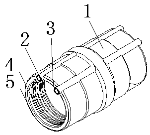 Side joint pillar type electric melting pipe fitting