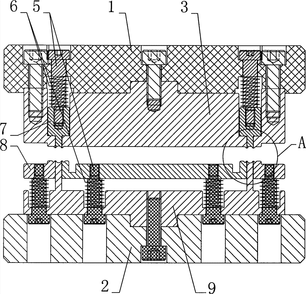 Rubber product flash press-cutting tool