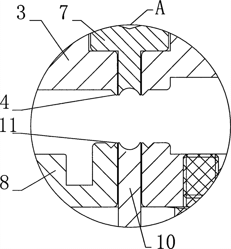 Rubber product flash press-cutting tool