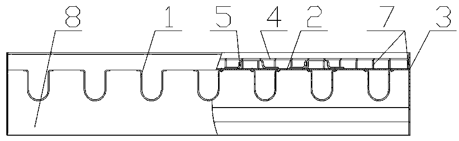 Steel-concrete combined beam plate structure for small bridge culvert