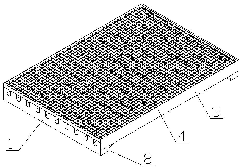 Steel-concrete combined beam plate structure for small bridge culvert