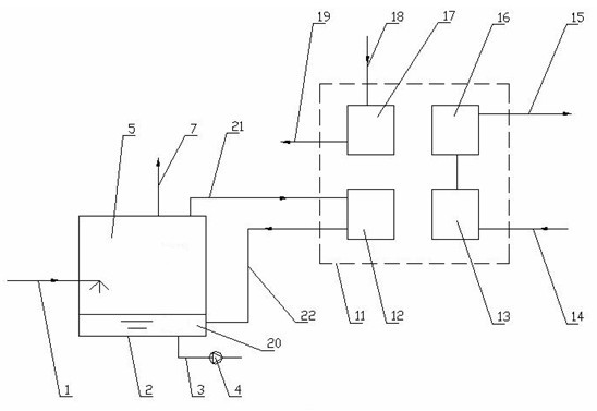 Heat supplying system capable of directly recovering sewage flash steam residual heat by utilizing absorption heat pump set