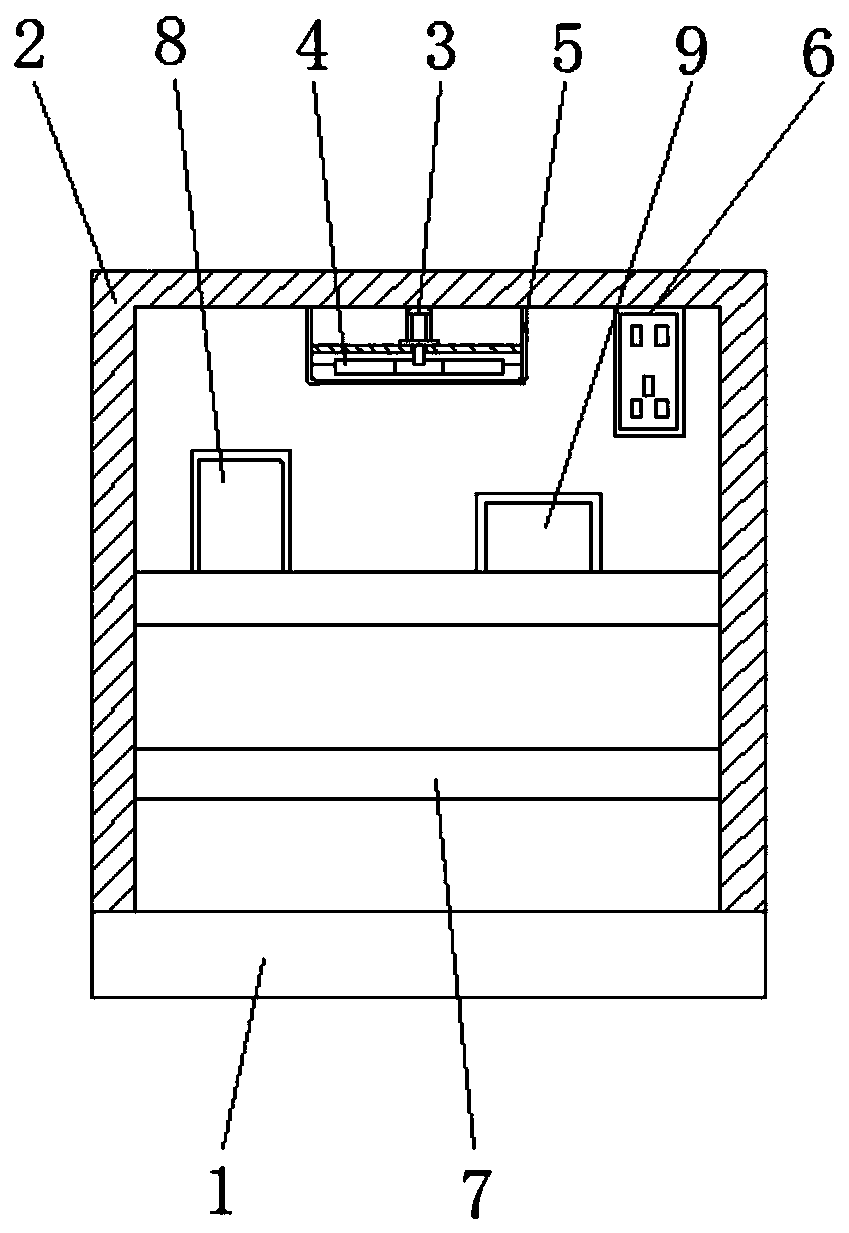 Rapid ventilation and heat dissipation strong current power distribution cabinet