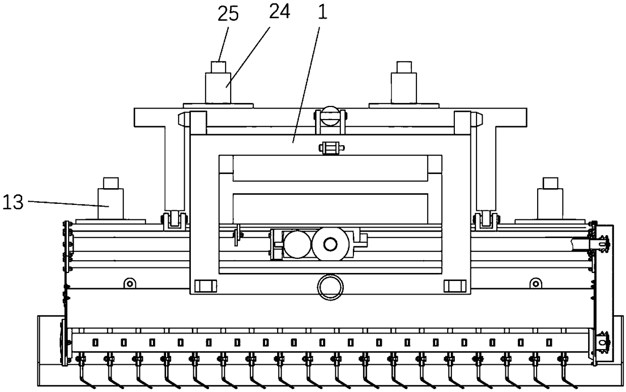 Self-balancing slurry harrowing and soil flatting operation machine for paddy field