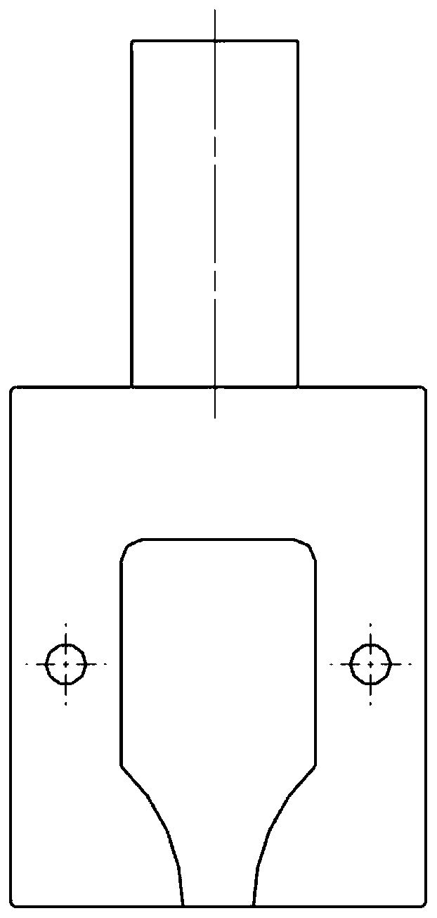 A fixture for high temperature tensile test of extremely low modulus composite material and its test method