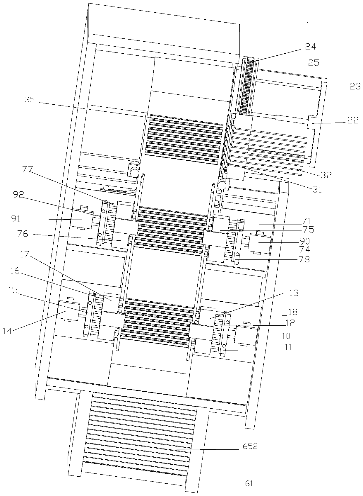 Clean device of inner wall of rubber tube