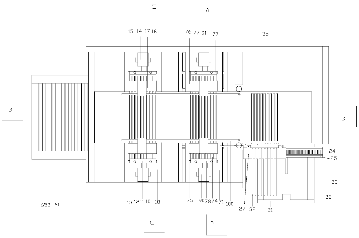 Clean device of inner wall of rubber tube