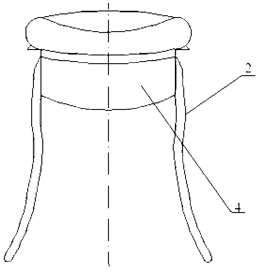 Medical intestinal anastomosis ring made of degradable magnesium alloy