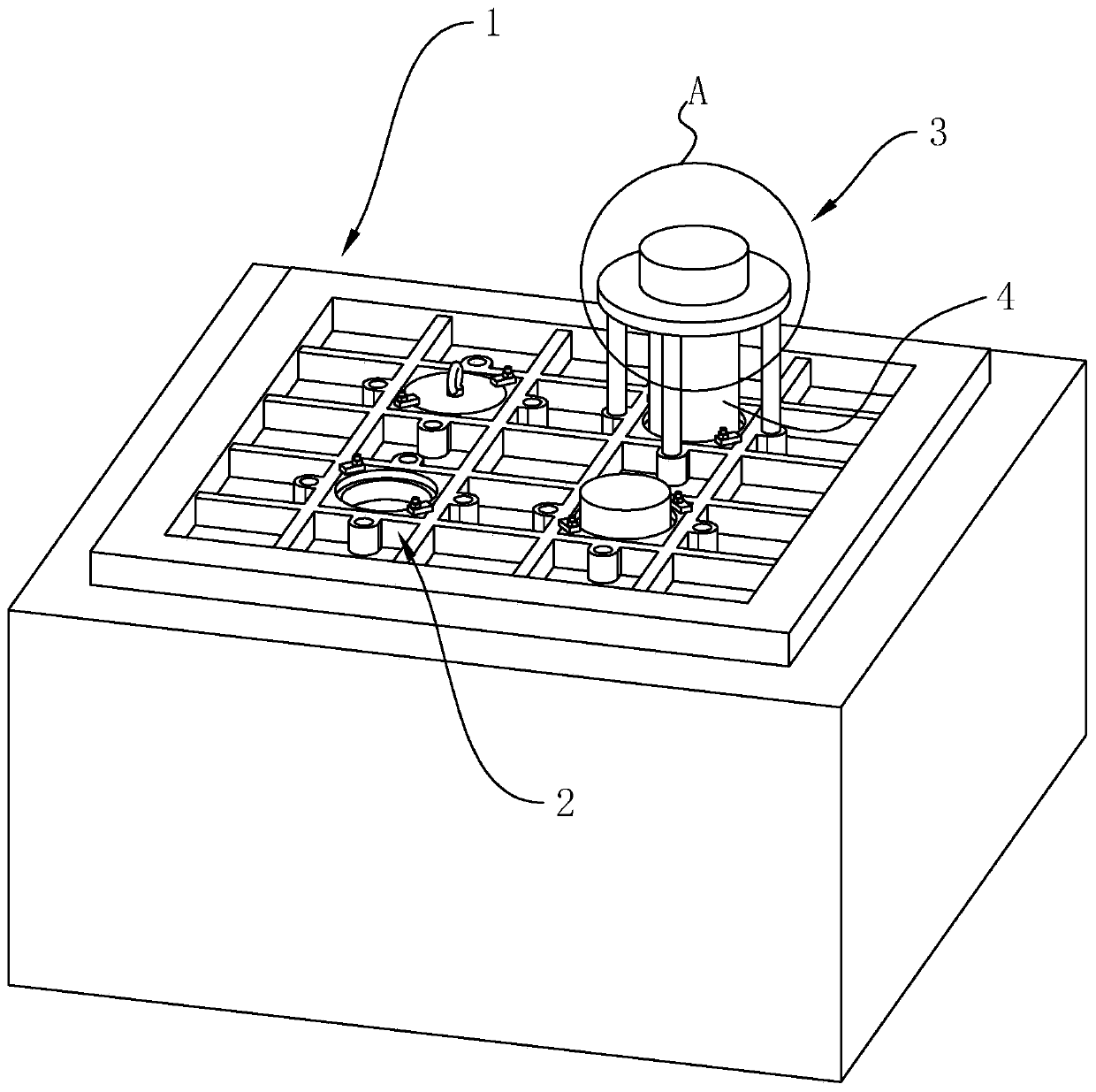 An engineering pipe pile foundation