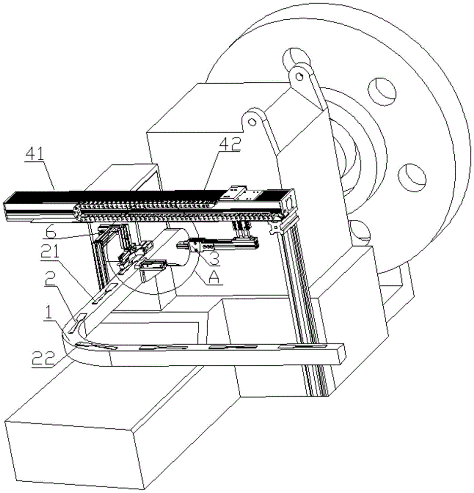 A directional conveying mechanism for tableware processing