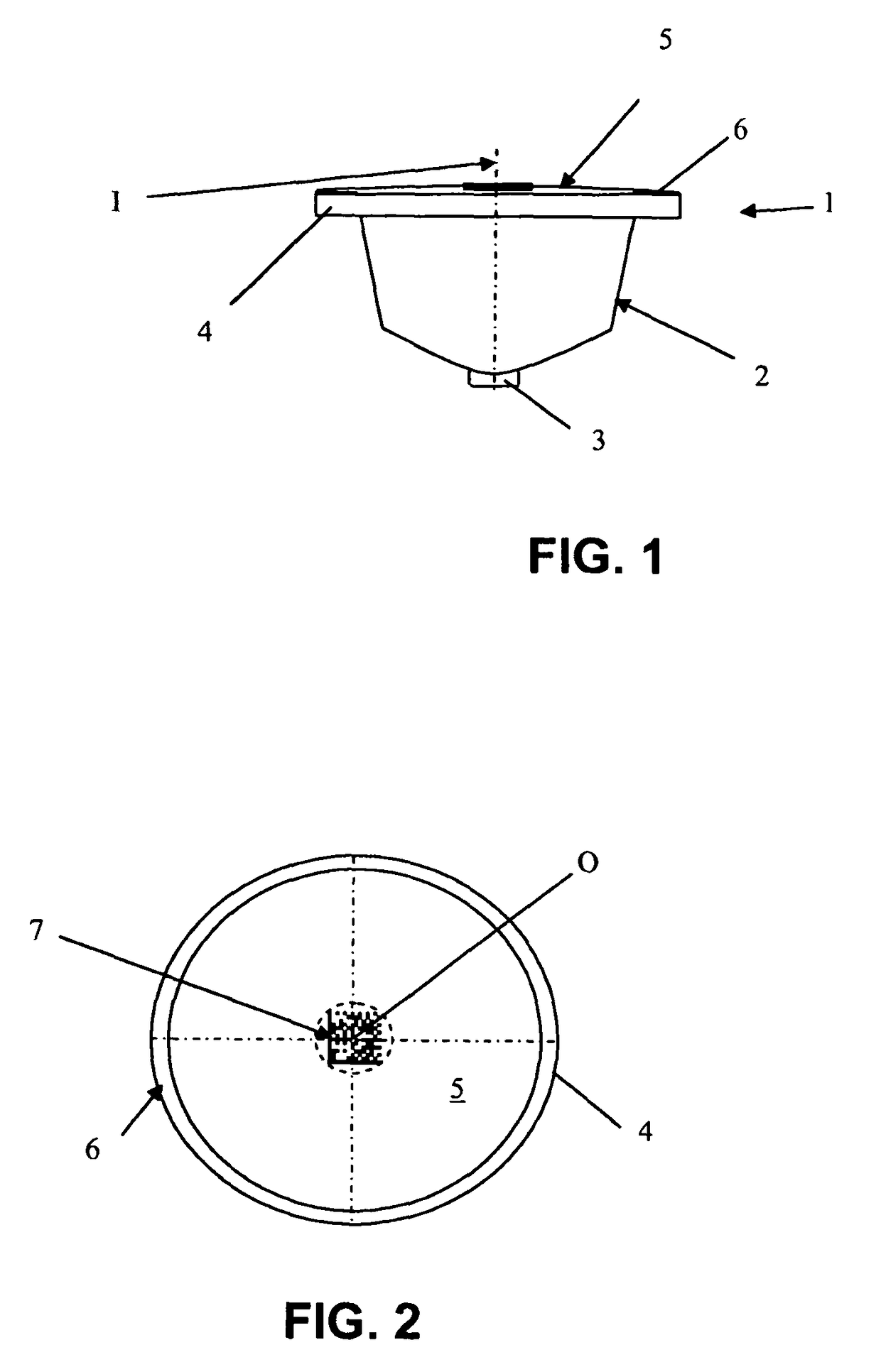 Capsule for the preparation of a beverage comprising an identification code