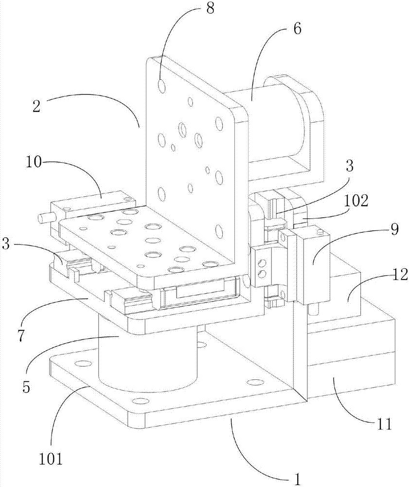 Two-dimension ultra-precision positioning platform driven by voice coil motor