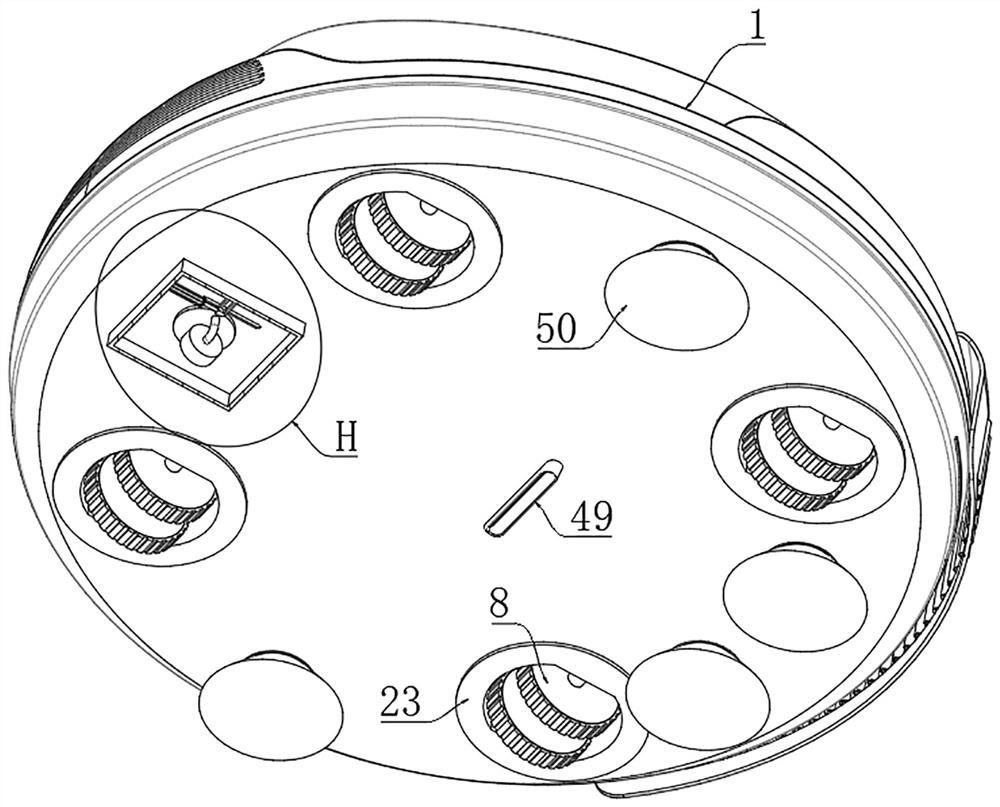 Multifunctional floor sweeping device