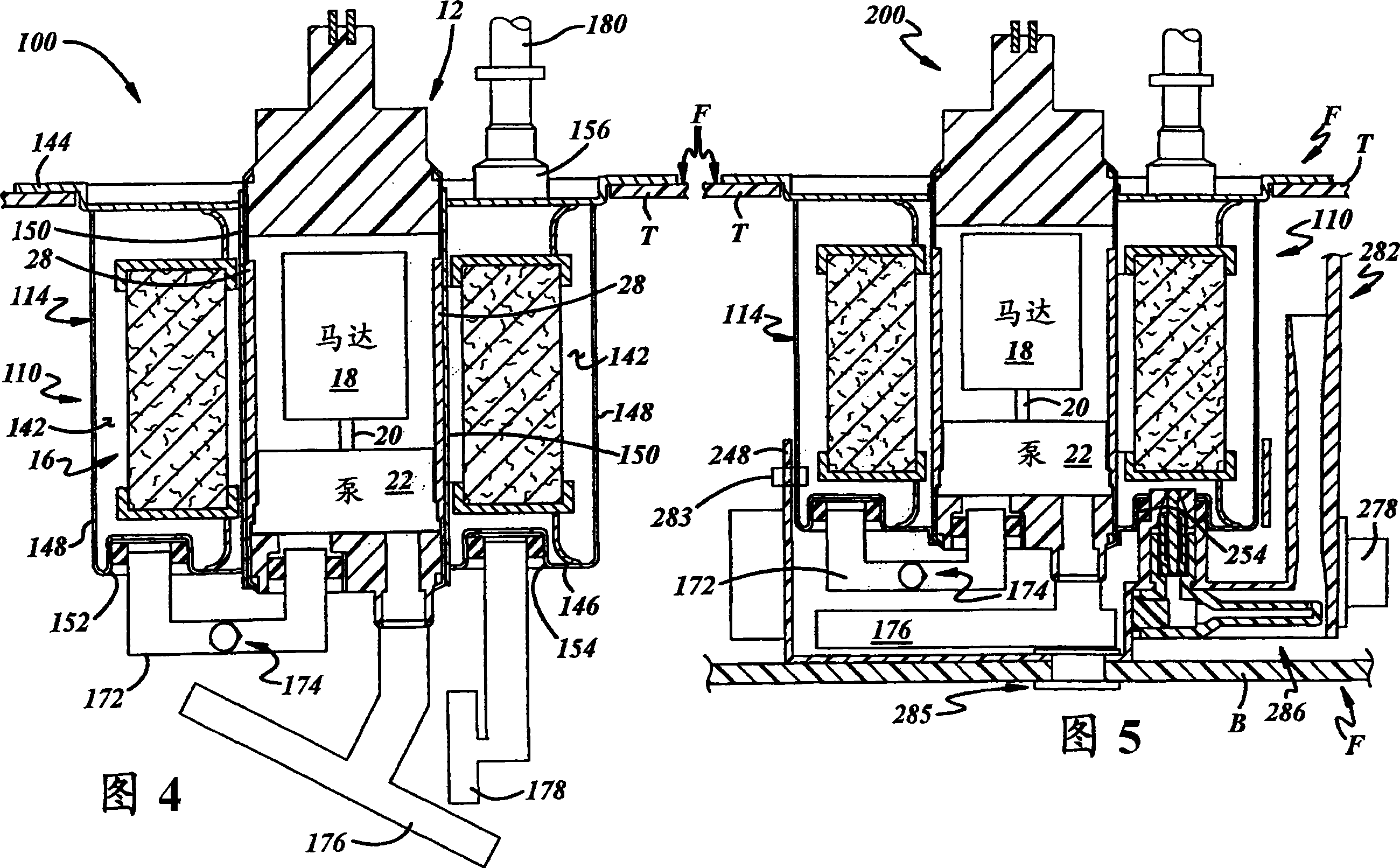 Fuel pump and filter assembly