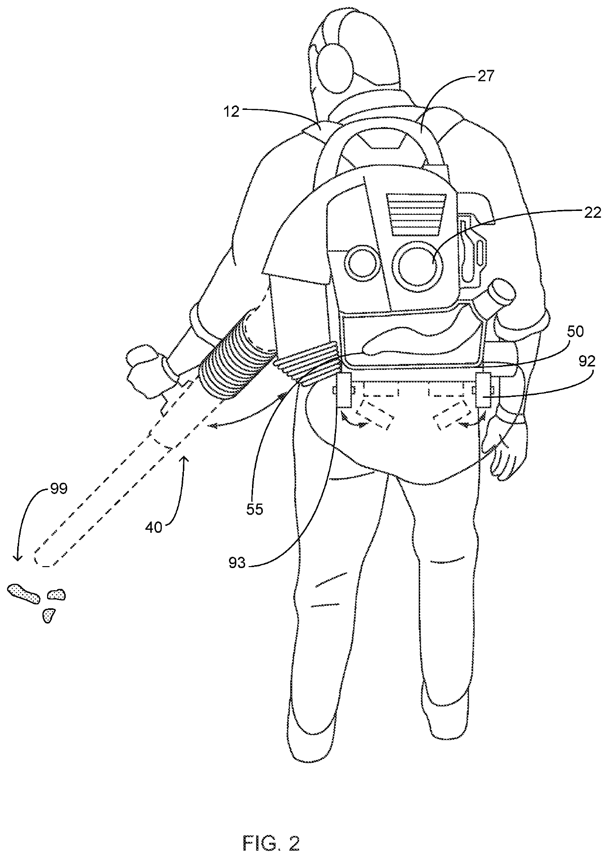 Animal feces retriever with biodegradeable bags