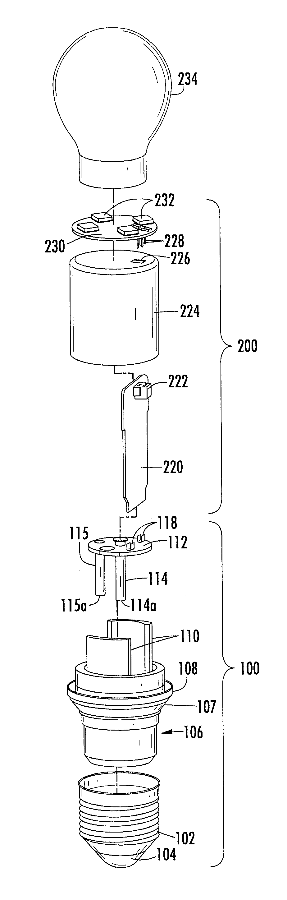 Light-emitting diode lamp