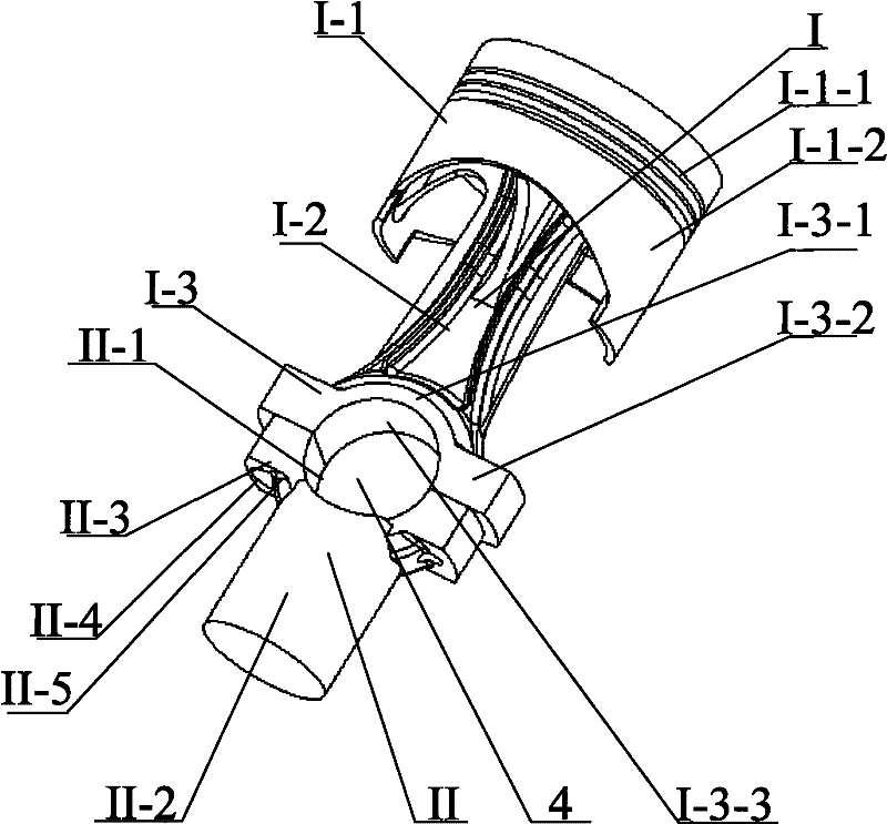 Piston used for connection rod-free reciprocating-rotating movement converting device and equipment thereof