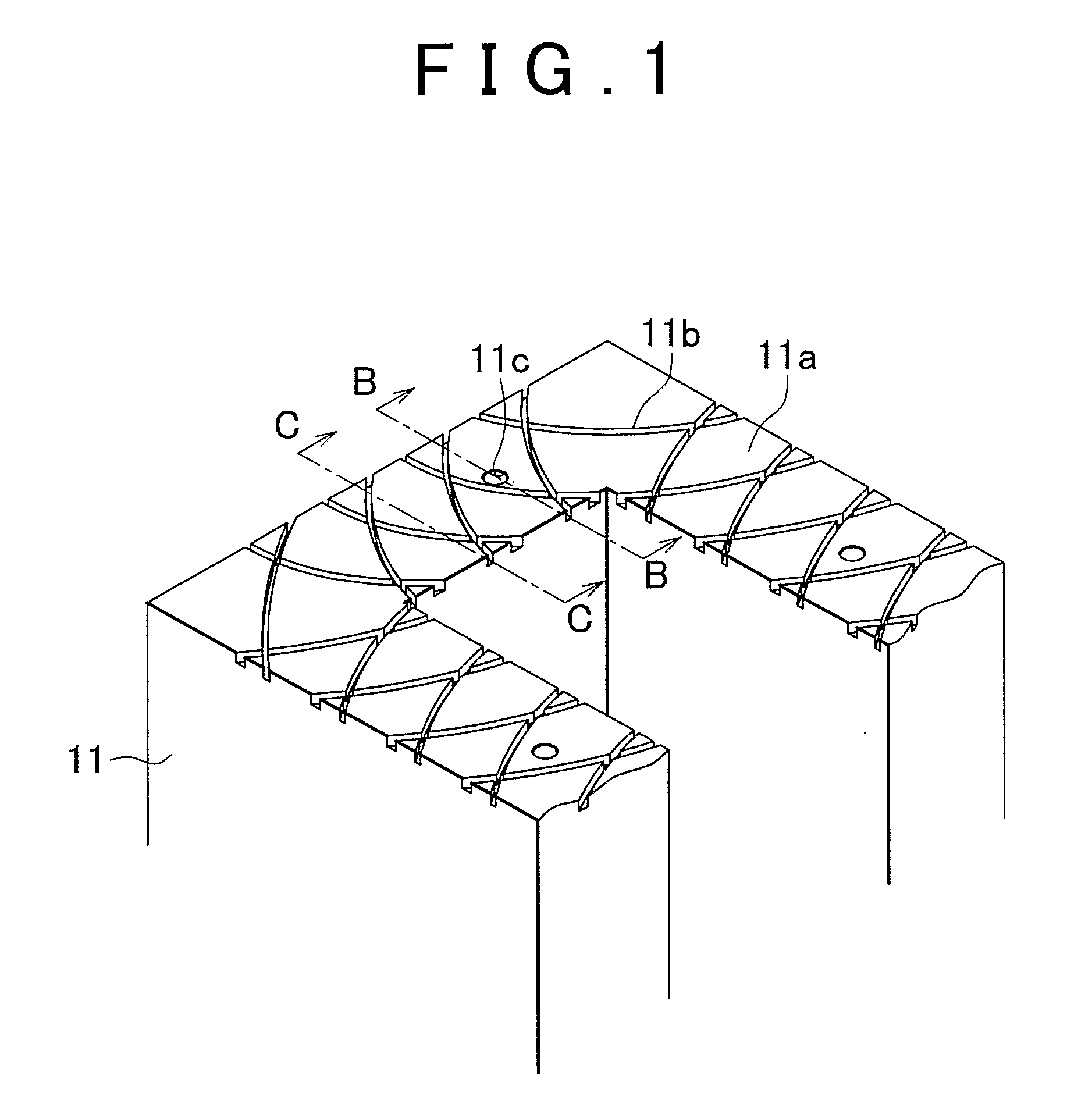 Joining Surface Structure for a Plurality of Cases