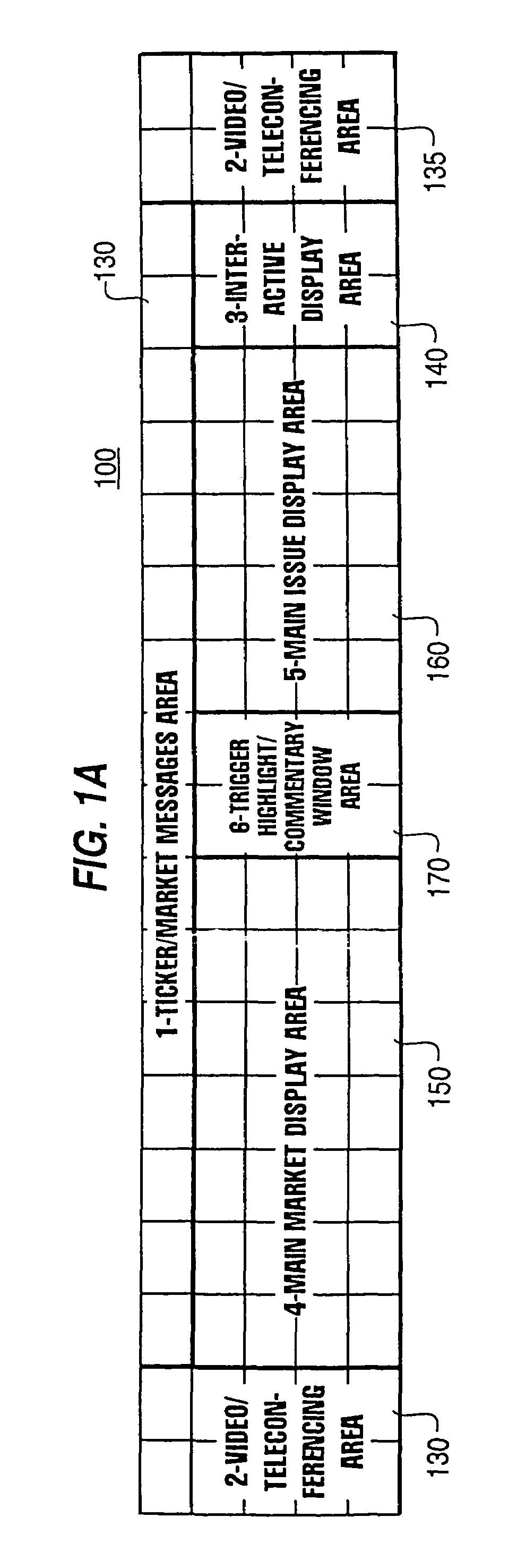 Media wall for displaying financial information