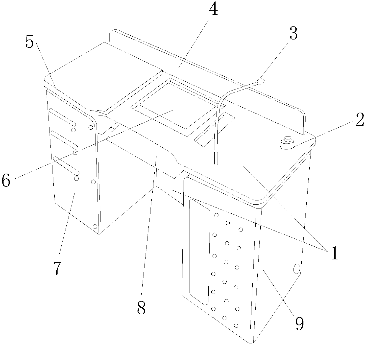 Multifunctional electronic mathematic rostrum