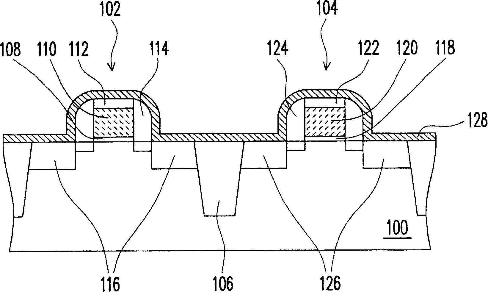 Semiconductor component with dual whole metal silicide grids and manufacturing method thereof