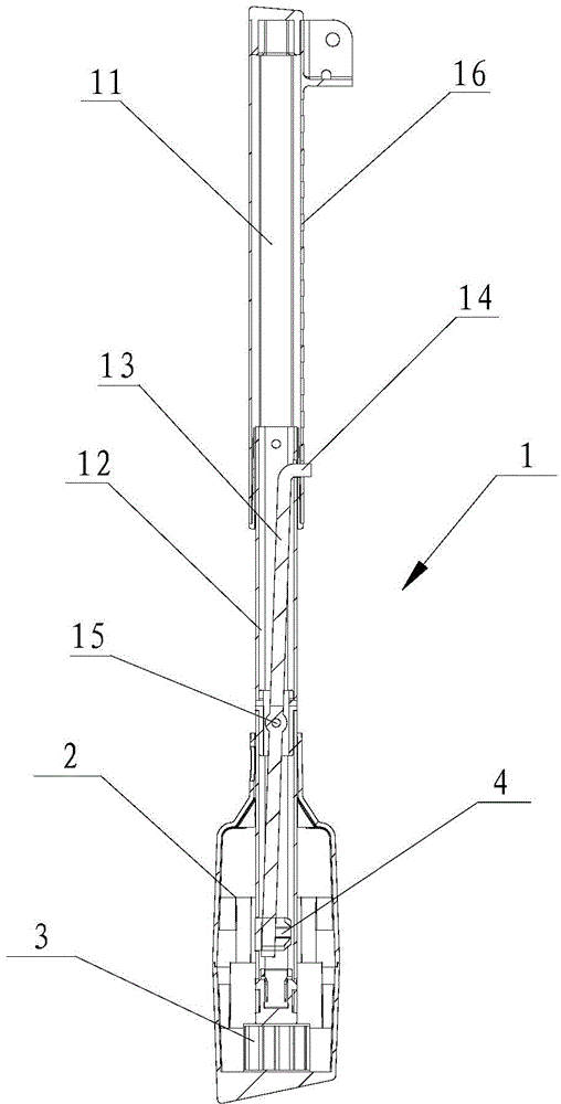 Supporting leg of child automobile seat