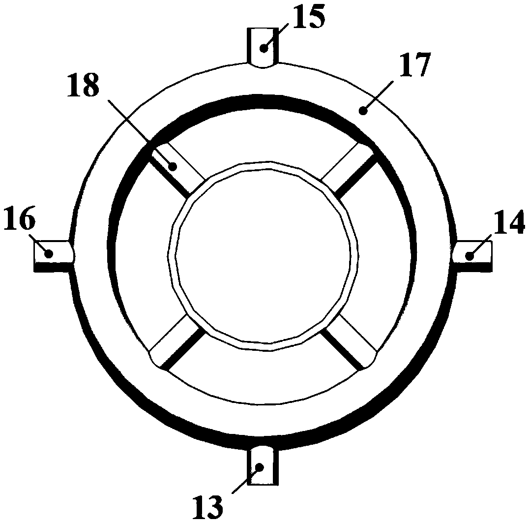 Automatic adjusting device and method for inhibiting cavitation of centrifugal pump