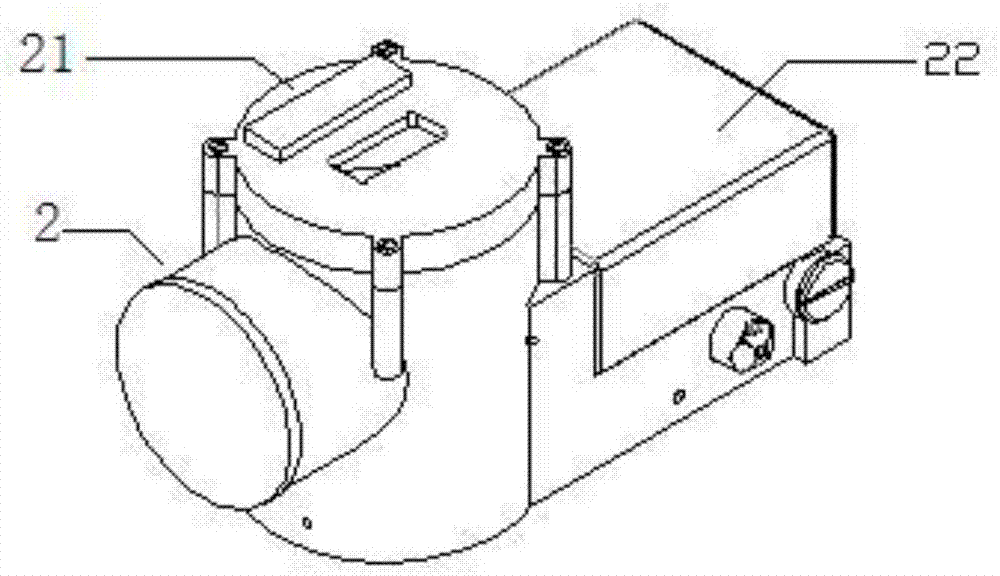 Intrinsic safety and explosion isolation separated pneumatic valve positioner