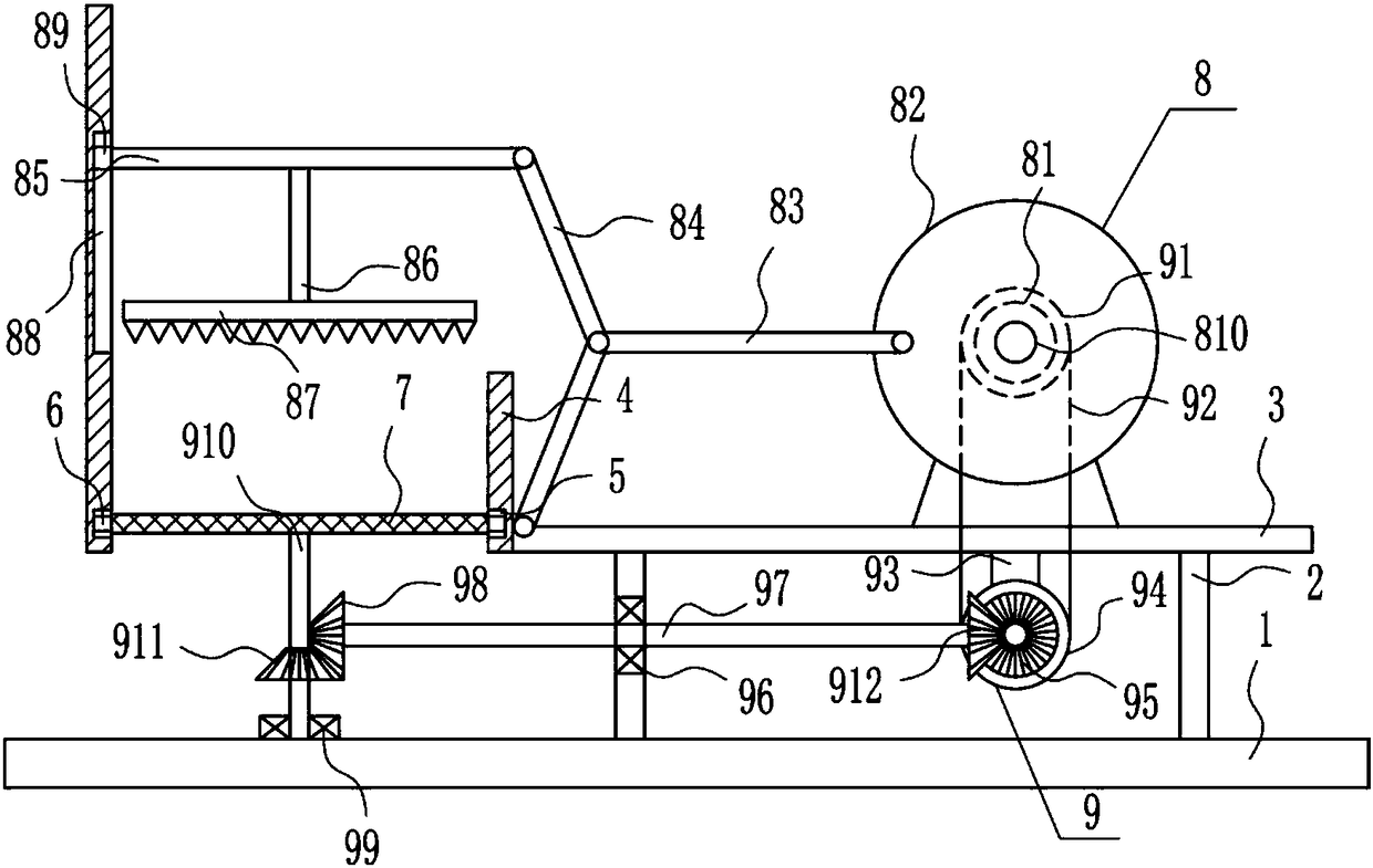 Waste light-emitting diode (LED) light tube smashing device