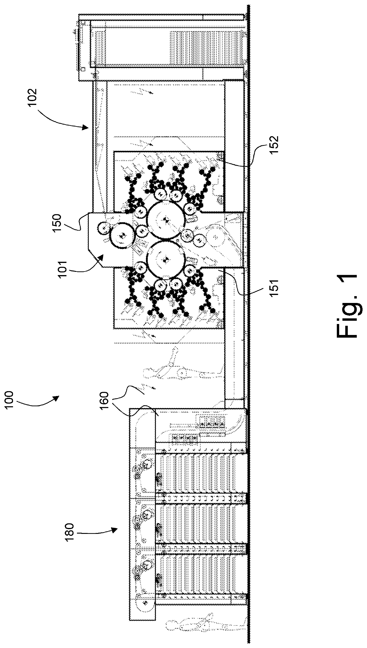 Measuring and correcting print-to-print register of a multicolour print formed on printed material