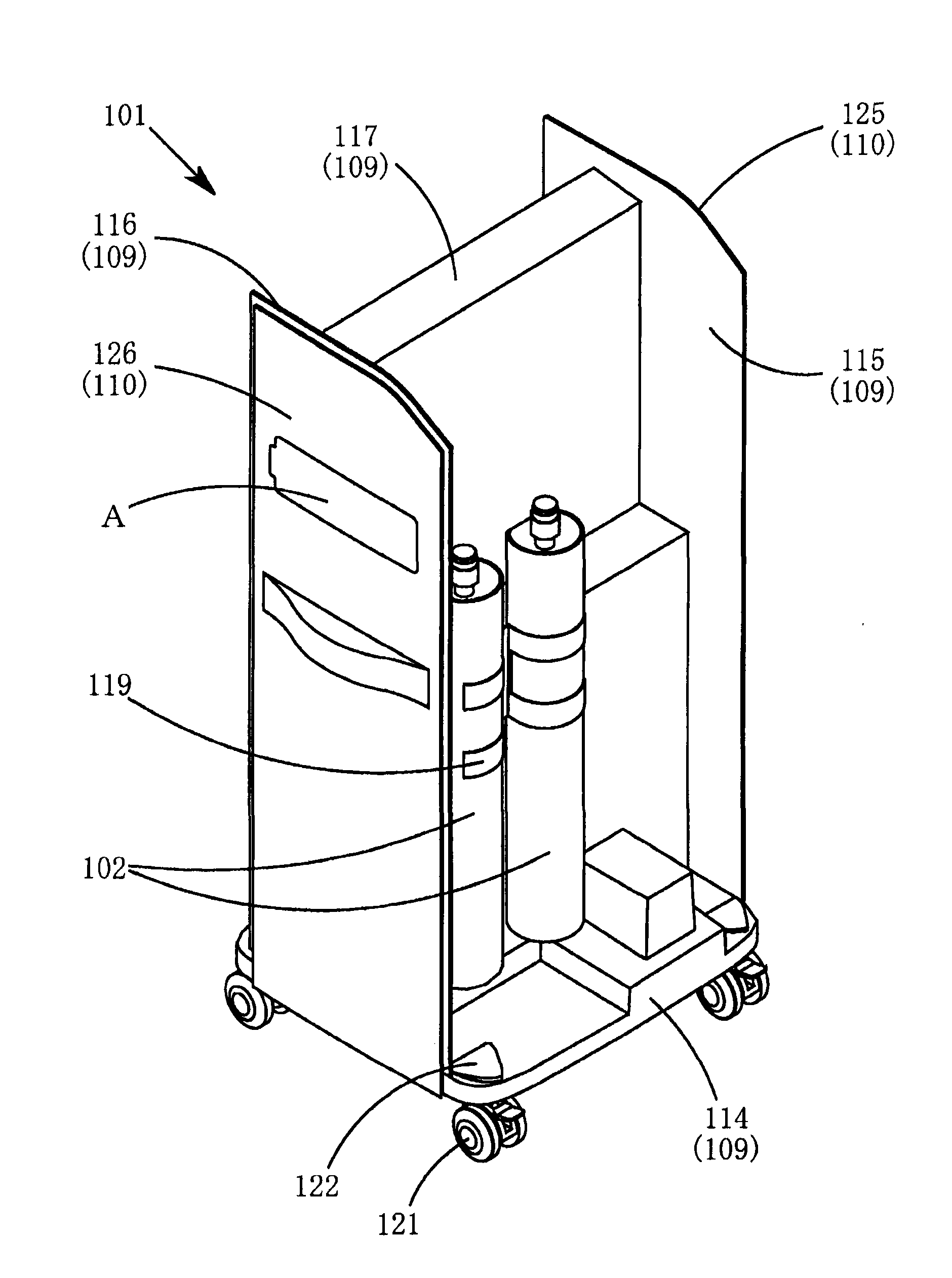 Oxygen concentrating device