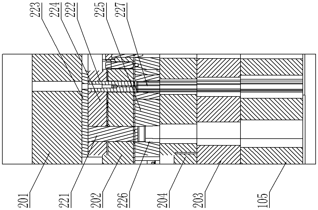 Processing die of car window guide rail