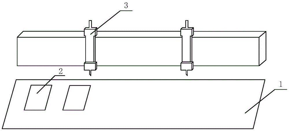 Coating method of border glue and substrate mother board