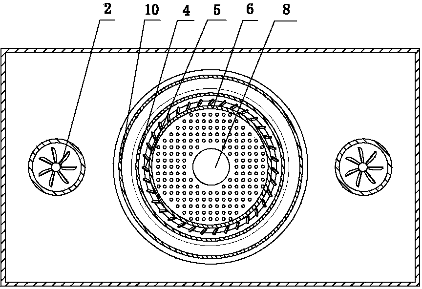 Tornado type range hood